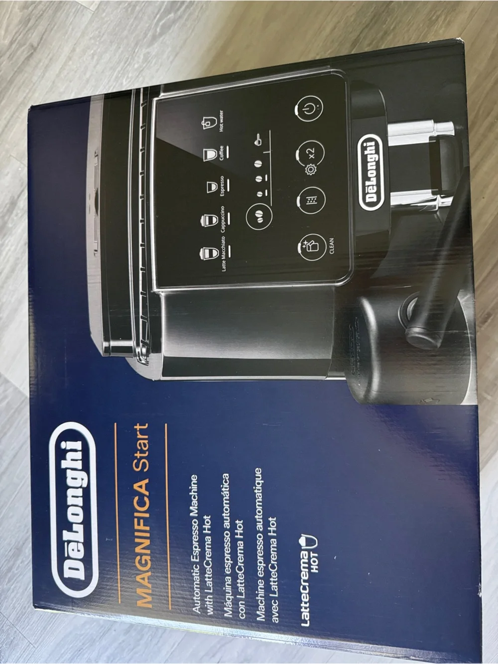 DeLonghi Magnifica Start Black Automatic Espresso & Cappuccino Machine